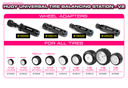 HUDY WHEEL ADAPER FOR 1/10 OFF-ROADCARS - H105525