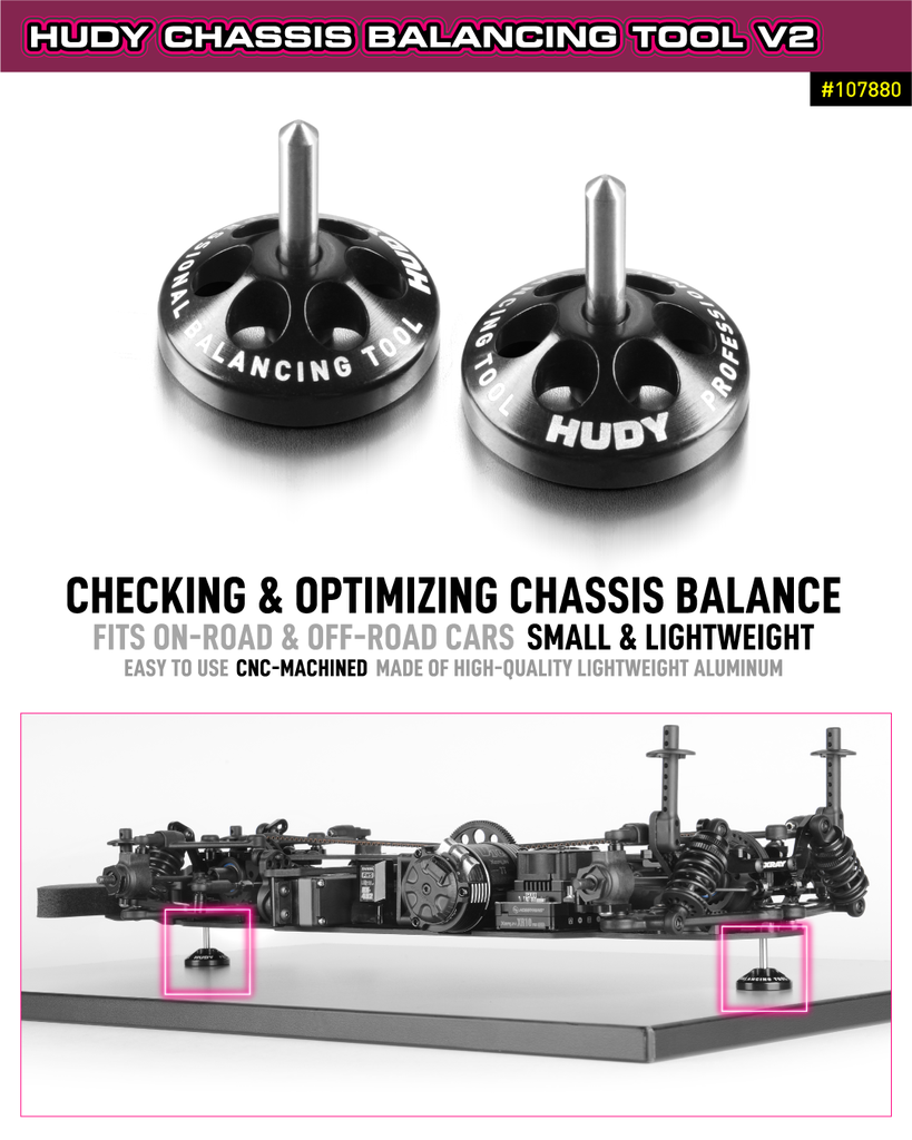 CHASSIS BALANCING SIMPLE TOOL (2 PCS.) - H107880