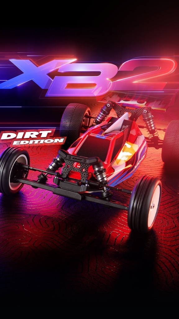 XRAY XB2D'24 - 2WD 1/10 ELECTRIC OFF-ROAD CAR - DIRT EDITION - X320016 - LAST ONE (On Order 2-3 days)