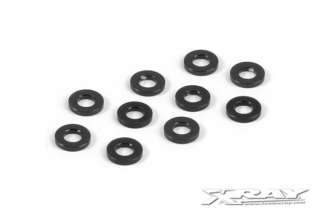 Alu Shim 3X6X1.0Mm - Black (10) - X303122-K
