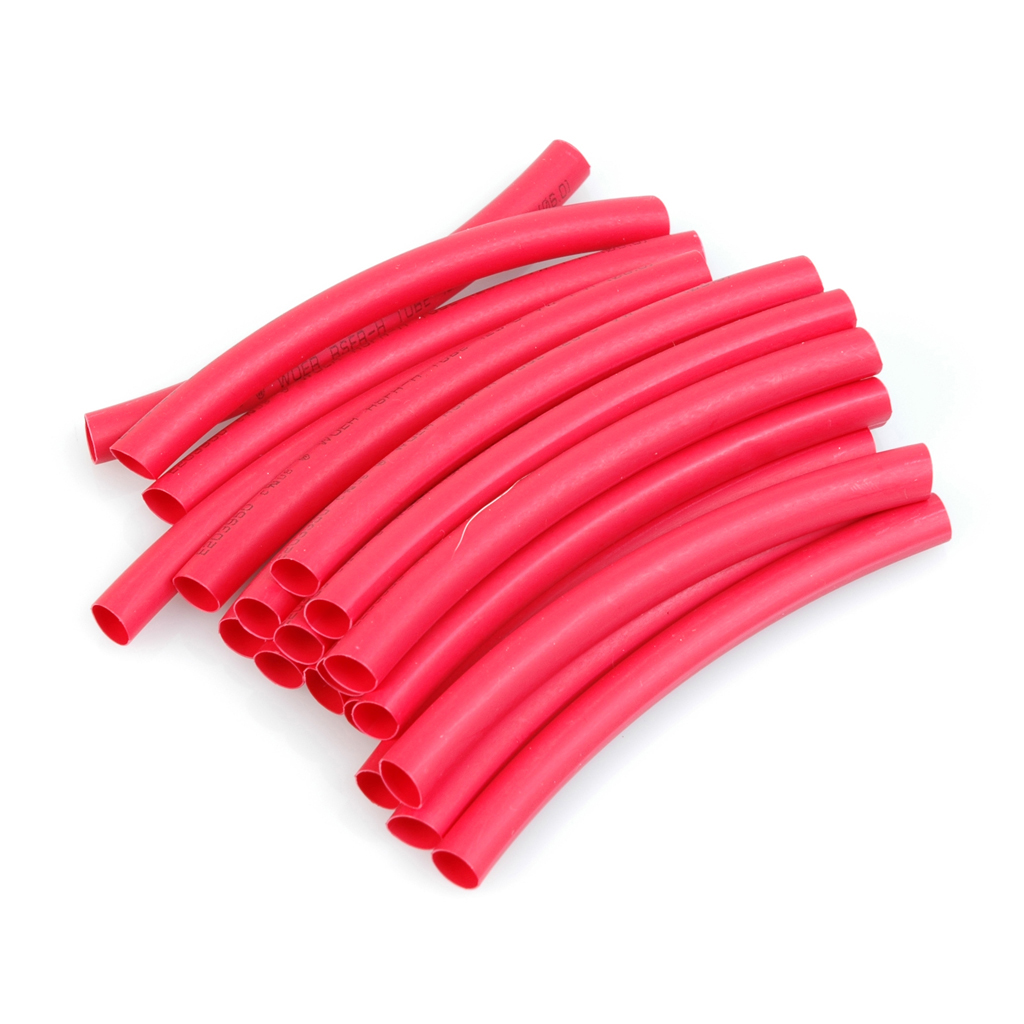 CORE-RC HEATSHRINK 6.0MM DIA RED - 20PCS - CR125