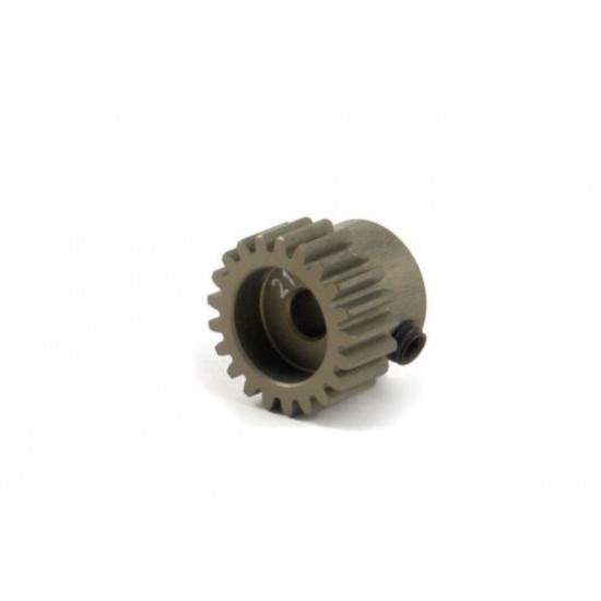 HUDY ALU ULTRA-LIGHT PINION GEAR - HARD COATED - 21T / 48 - HUDY ALU ULTRA-LIGHT PINION GEAR - HARD COATED - 21T / 48