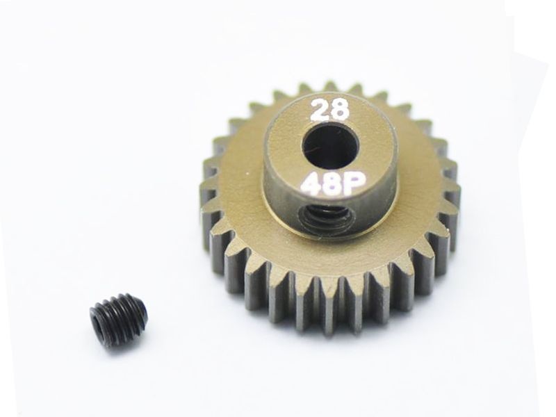 [AM348028] Arrowmax Pinion Gear 48P 28T (7075 Hard) - AM348028