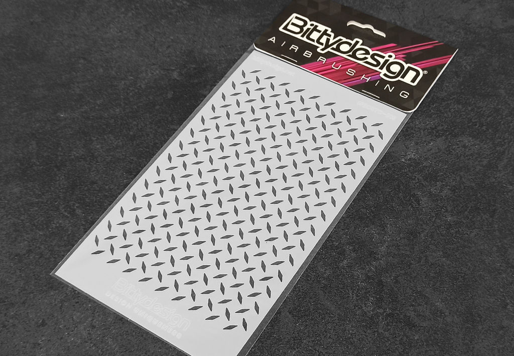 [BDSTC-019] Bittydesign Vinyl stencil - Diamond Plate