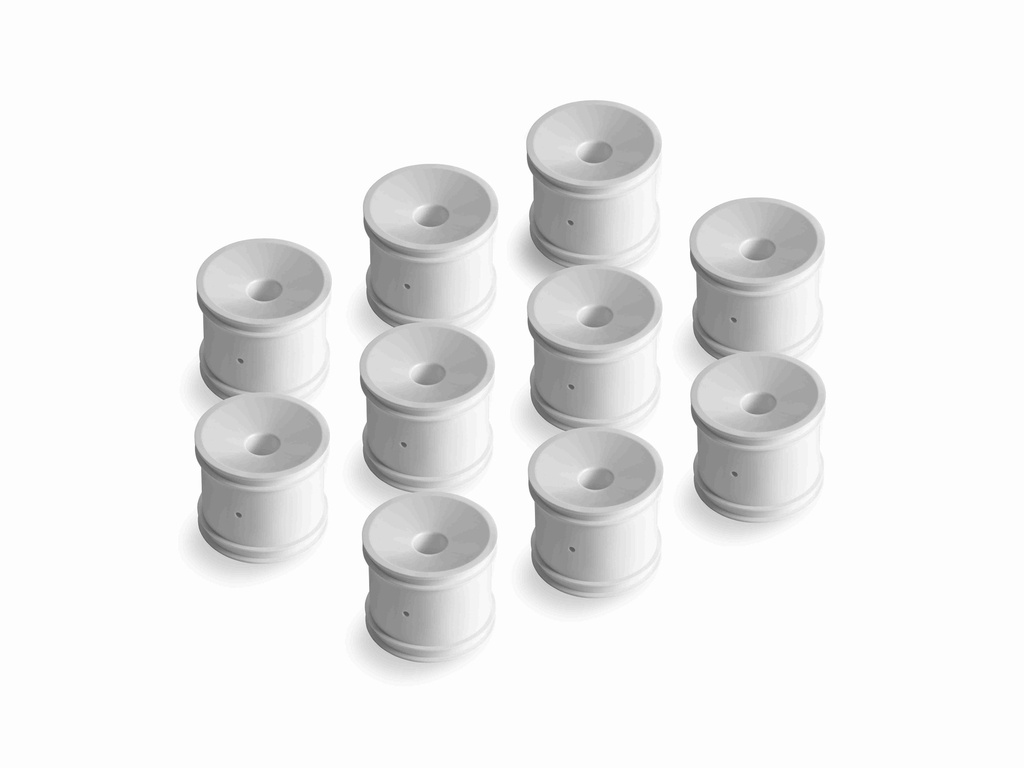 [X329902] XT2 STADIUM TRUCK WHEEL AERODISK WITH 12MM HEX - WHITE (10) - X329902