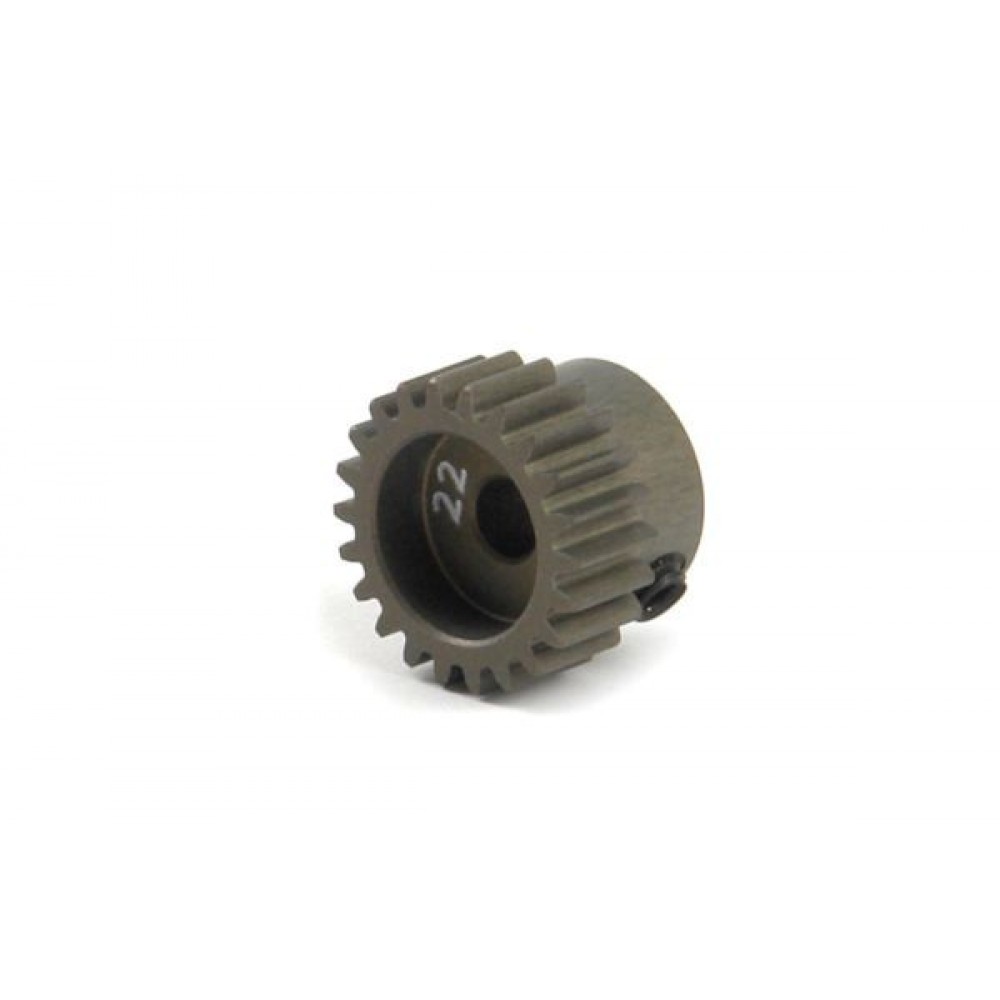 [H294022] HUDY ALU ULTRA-LIGHT PINION GEAR - HARD COATED - 22T / 48 - H294022